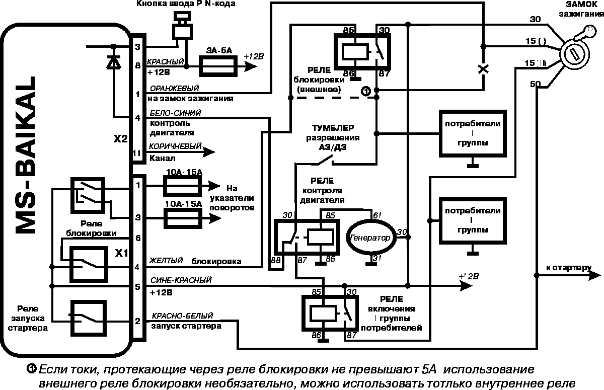 Дистанционная автоматическая. Схема сигнализации MS Baikal 2. Сигнализация MS Baikal 505 схема подключения. MS Baikal 2 схема подключения. Отключение стартера после запуска двигателя.